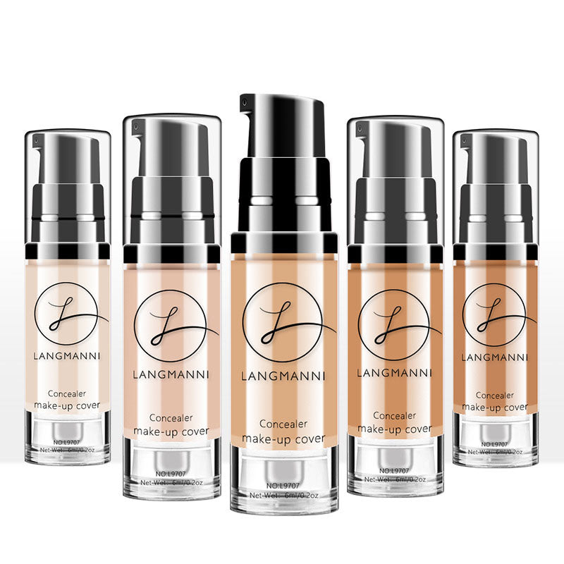 Waterproof Liquid Foundation & Concealer – Brightening 6ml, 6 Shades