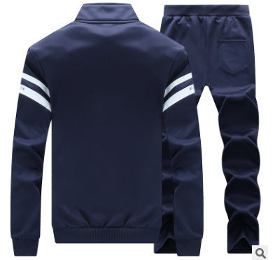 Men's Sweatshirt Jacket – Casual Top in Black, Grey & Navy, M–4XL