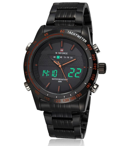 Men's 47mm Sports Watch – Japanese Quartz, Luminous, 30M Waterproof
