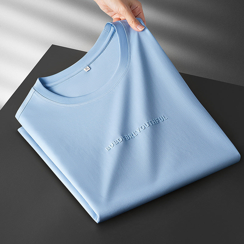 Men's Modal Ice Silk T-Shirt | Soft Lightweight Short Sleeve