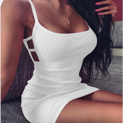 Knitted Mini Skirt Dress | Bodycon Stretch Fit | XS-2XL