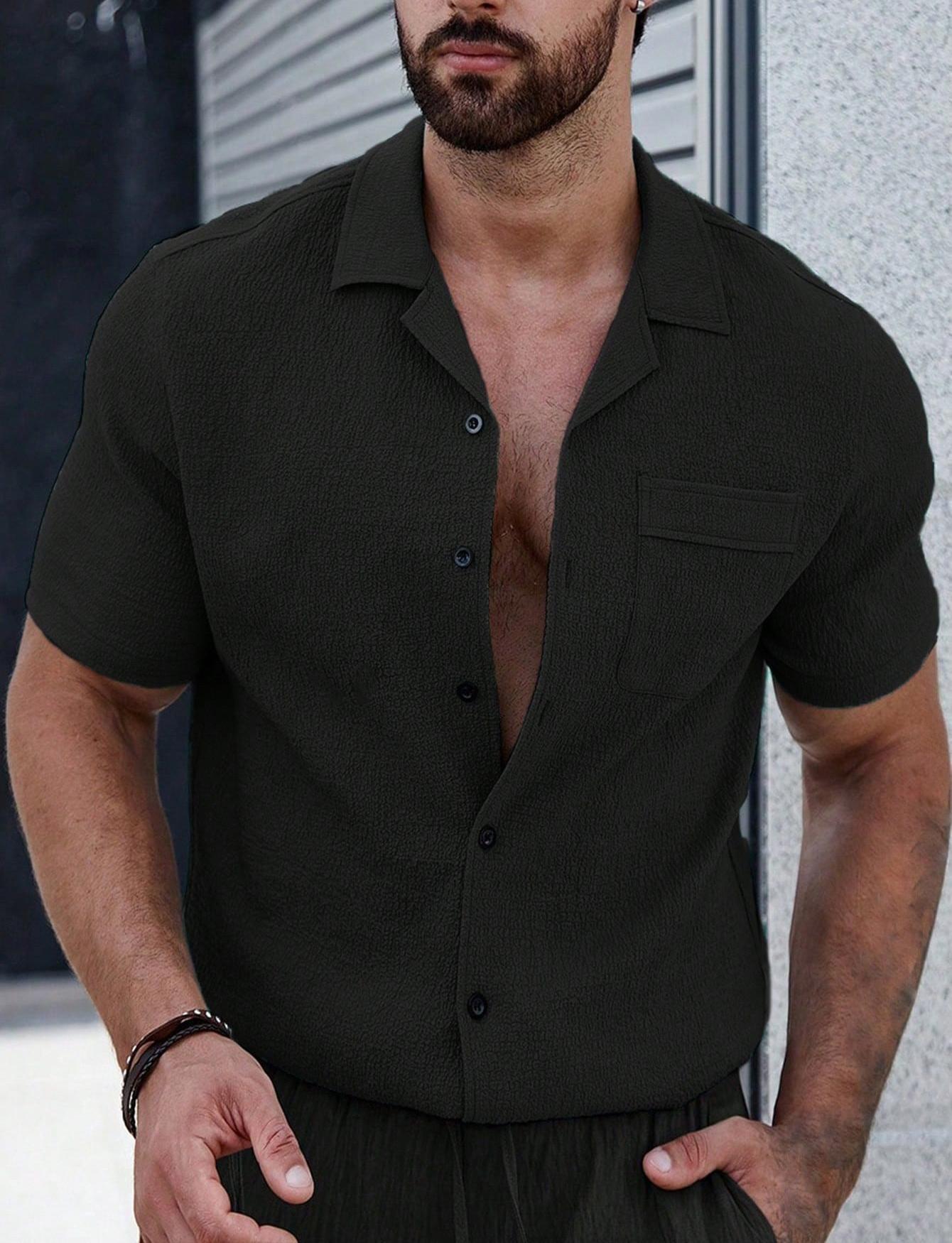 Men's Wrinkle-Resistant Short Sleeve Shirt | Business Casual