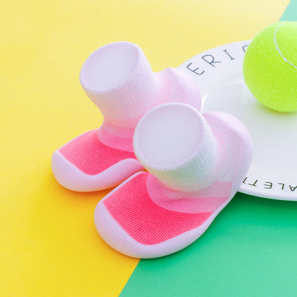 Baby & Toddler Soft-Sole Non-Slip Indoor Shoes | Breathable Cotton Letter Print Shoes