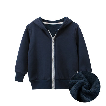 Children's Fleece Zip-Up Hoodie | Kids Warm Jacket 90-140cm
