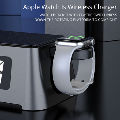 Smart Alarm Clock with Wireless Charger | Bedside Charging
