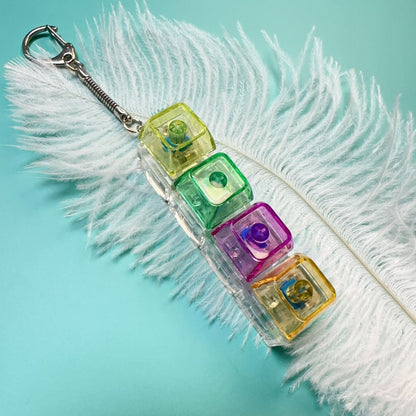 Mechanical Keyboard Key Decompression Keychain Toy