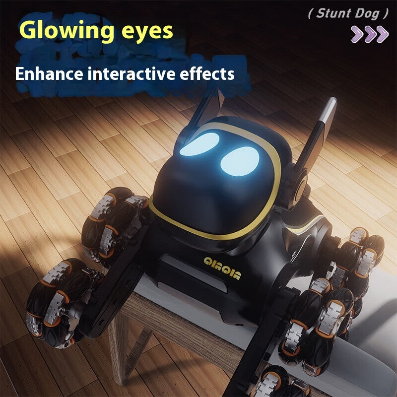 Electric RC Robot Dog | 8-Wheel Remote Control Toy
