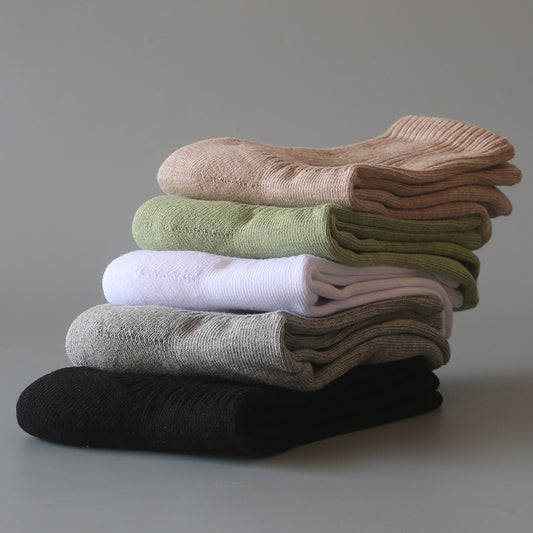 Men’s Combed Cotton Towel-Lined Running Socks EU 40-43 – 5 Colours