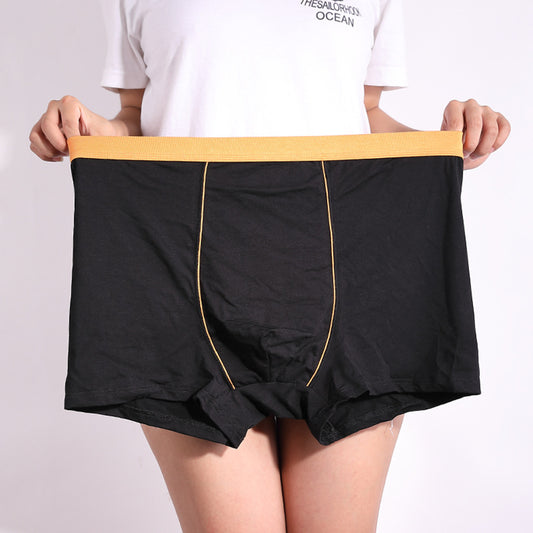 Men's Oversized Cotton Boxer Shorts – Breathable Baggy Trunks