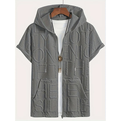 Men's Plus Size Fleece-Lined Jacquard Shirt 2XL-6XL