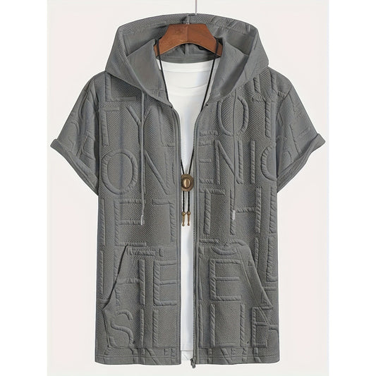 Men's Plus Size Fleece-Lined Jacquard Shirt 2XL-6XL