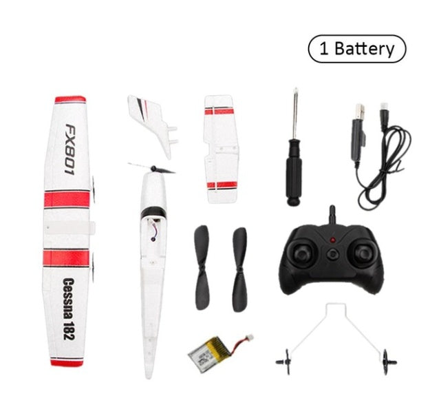 DIY Cessna 182 RC Glider FX801 | Remote Control Plane