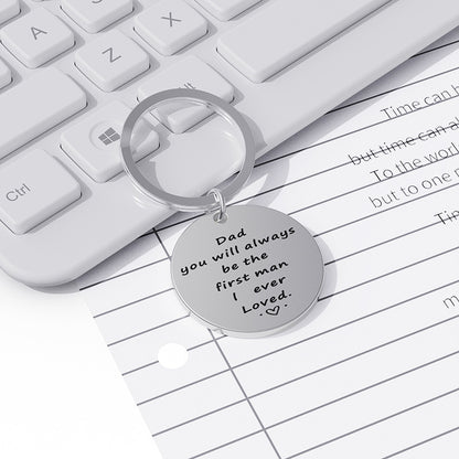 Thanksgiving Father Titanium Steel Keychain | Dad Gift | JP Collections