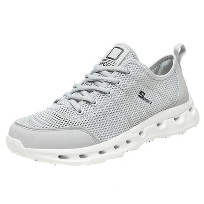 Men's Breathable Mesh Aqua Beach Shoes | Hollow Drainage | EU 39-48