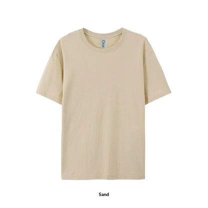 Unisex Drop Shoulder Cotton T-Shirt | XS–6XL