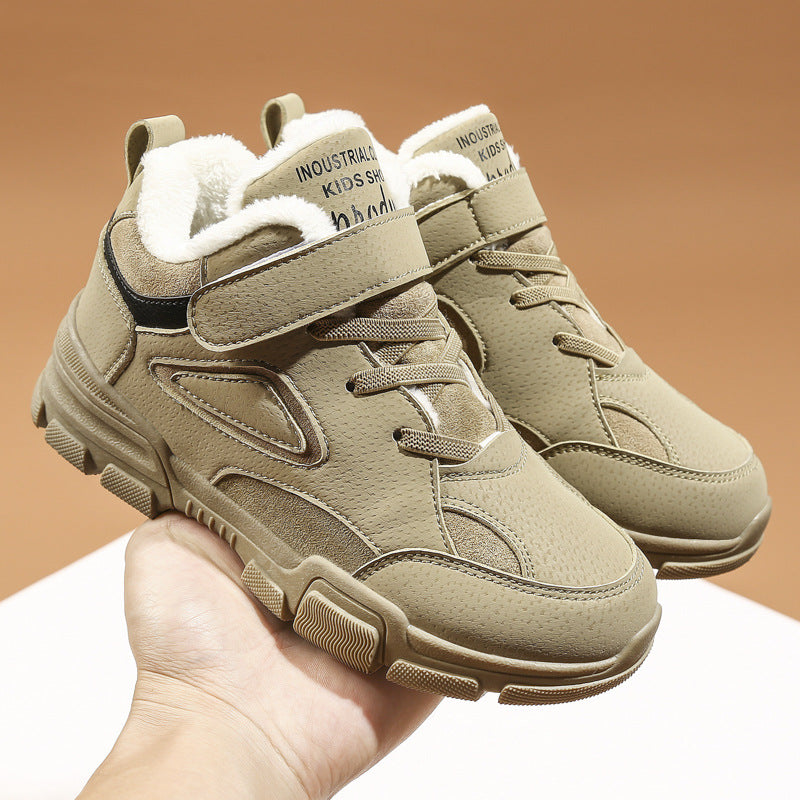 Kids Velcro Leather Shoes | Sizes 28-39