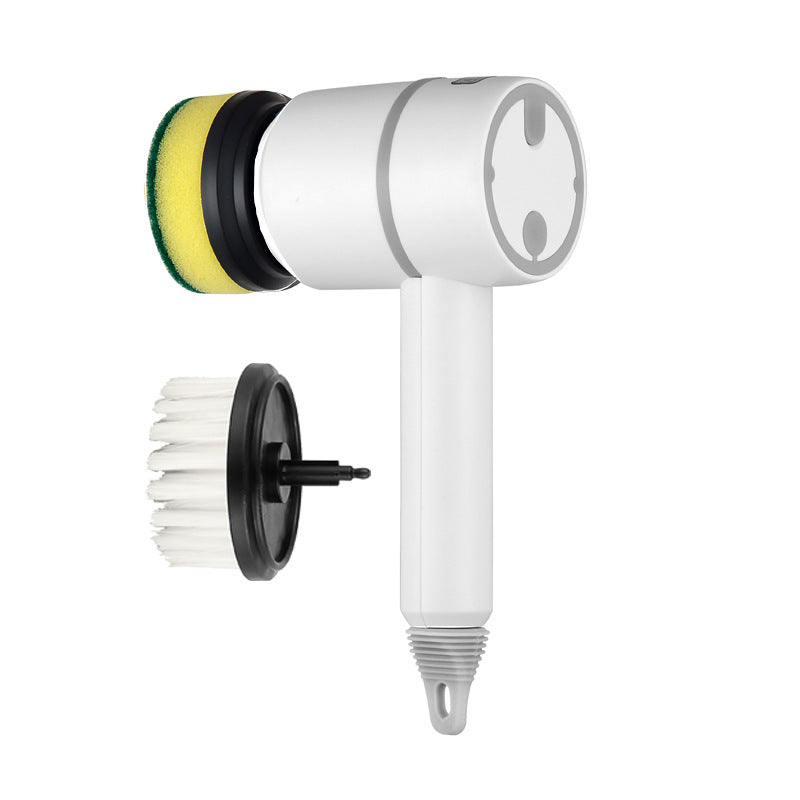 Electric Spin Scrubber Brush — USB Rechargeable Power Cleaning Brush with Interchangeable Heads