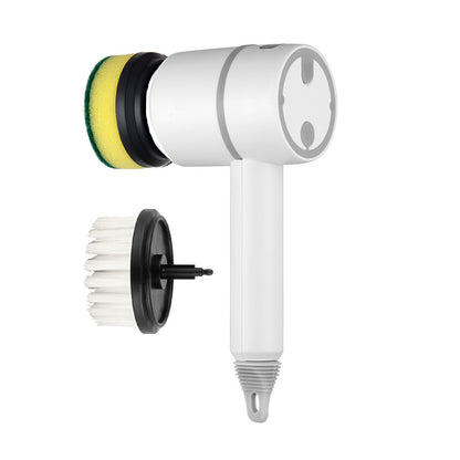 Electric Spin Scrubber Brush — USB Rechargeable Power Cleaning Brush with Interchangeable Heads