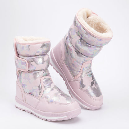 Children's Fleece-Lined Winter Boots | Warm Kids Snow Boots