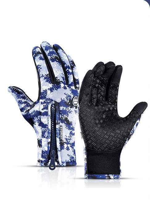 Winter Touchscreen Gloves – Waterproof Fleece Sports & Riding Gloves