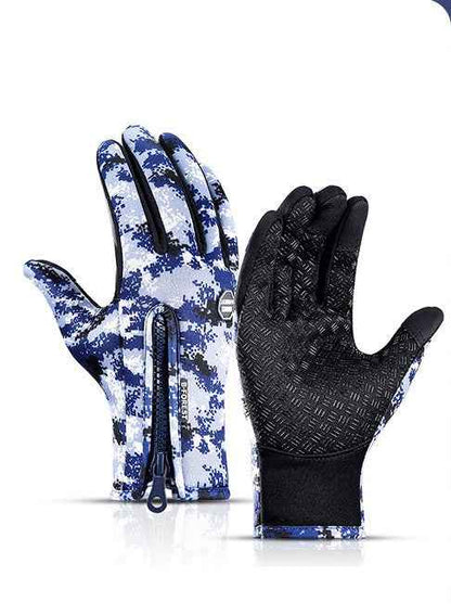 Winter Touchscreen Gloves – Waterproof Fleece Sports & Riding Gloves