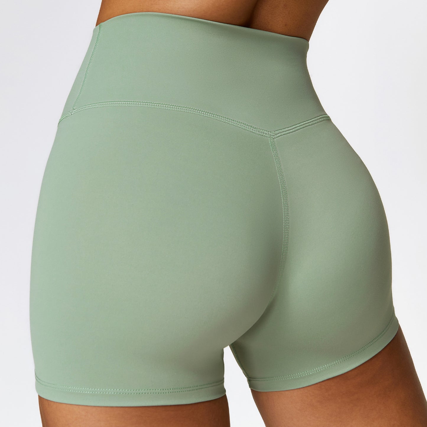 Women's High Waist Brushed Yoga Shorts | Tummy Control | 5 Colours