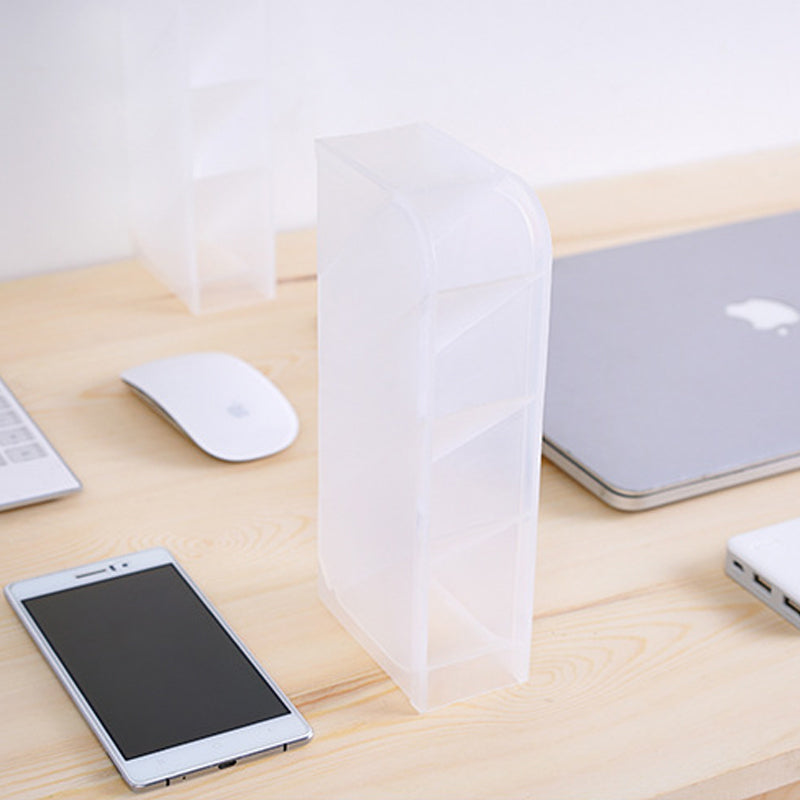 Desktop Pen & Stationery Holder | Cylinder or Divided Grid | Desk Organiser