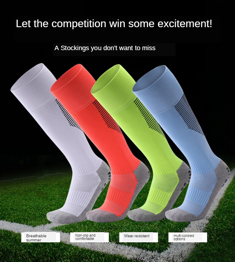 Unisex Terry Football Socks – Cushioned, 8 Colours