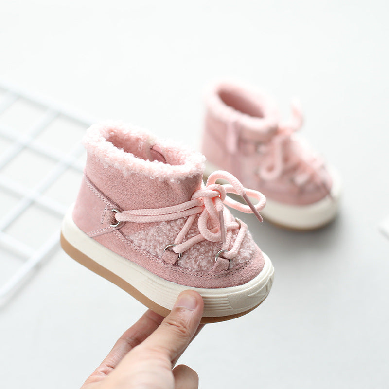 Baby & Toddler Plus Velvet Warm Cotton Shoes