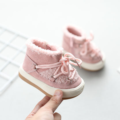 Baby & Toddler Plus Velvet Warm Cotton Shoes