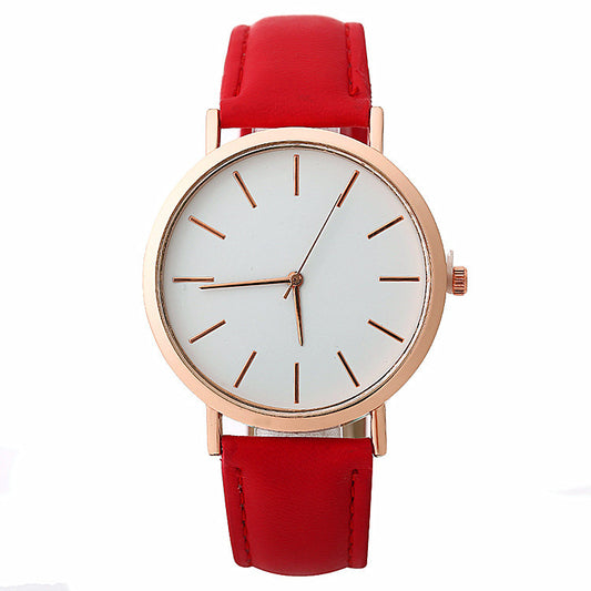 Women's Slim Quartz Wristwatch | Simple Elegant Dress Watch in 8 Colours