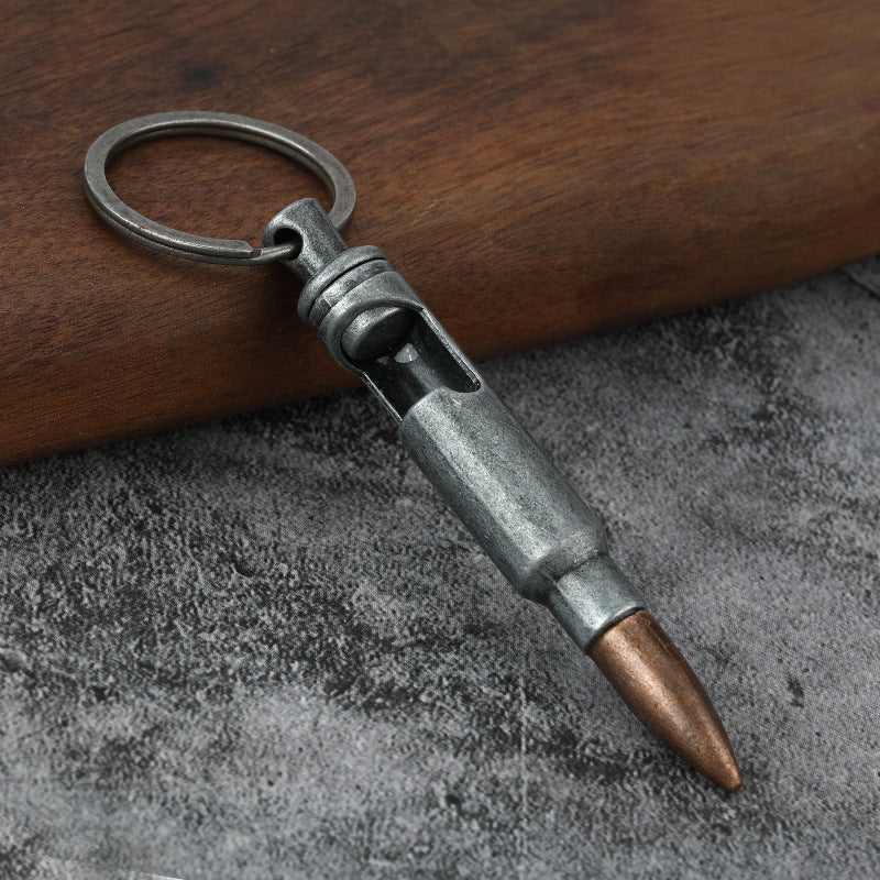 Bullet Bottle Opener Keychain | Zinc Alloy Creative Pendant | JP Collections