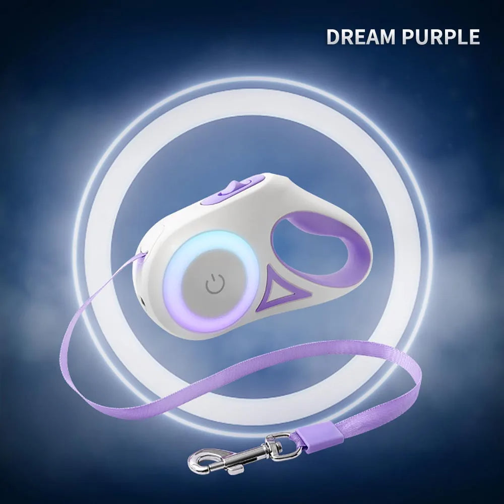 Retractable Dog Lead with LED Light | 3m & 5m