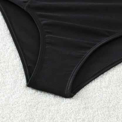 Girls' Two-Piece Bikini Swimsuit | Black | Ages 7–16