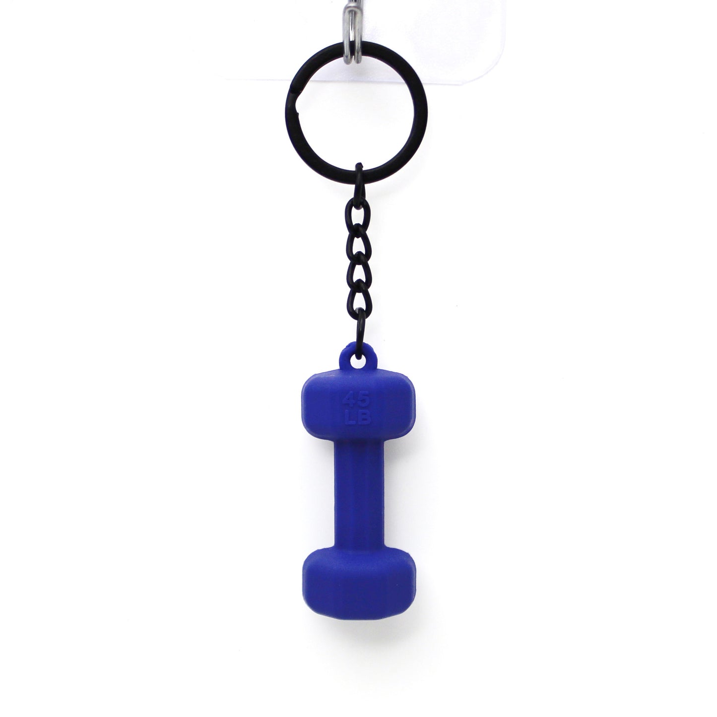 Rubber Dumbbell Keychain | Novelty Gym Charm | 10 Colours
