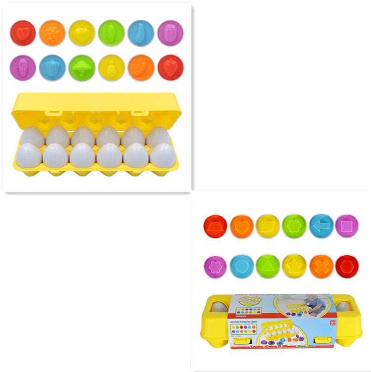 Montessori Egg Shape Matching Toy - Educational Sorting Game for Kids