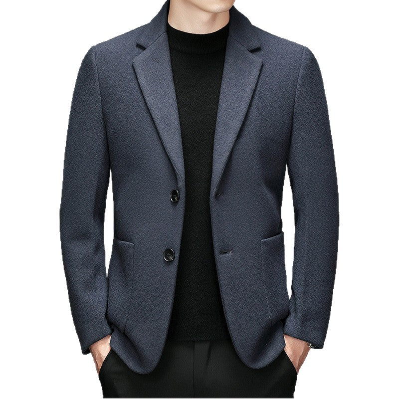 Men's Woollen Suit Jacket – Refined Casual Autumn Winter | M–4XL