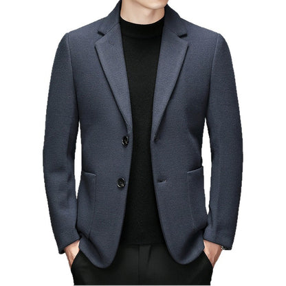 Men's Woollen Suit Jacket – Refined Casual Autumn Winter | M–4XL