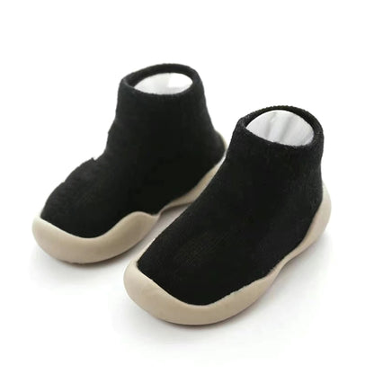 Baby & Toddler Soft-Sole Non-Slip Indoor Shoes | Breathable Cotton Letter Print Shoes