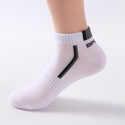 Men’s Cotton Moisture-Wicking Sports Socks – Single & 5-Pair Packs