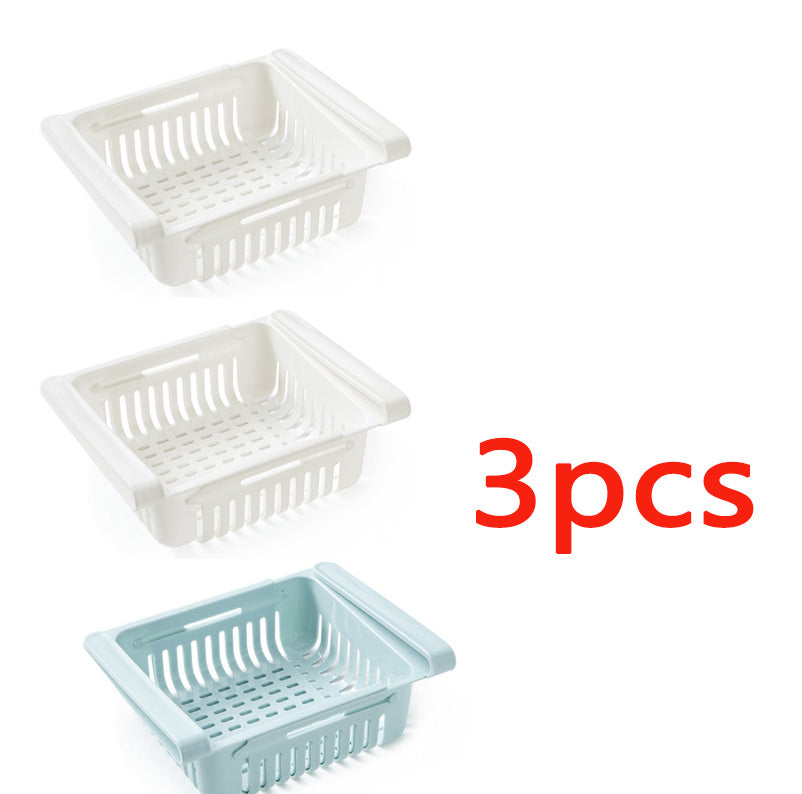 Stretchable Fridge Storage Basket Organiser