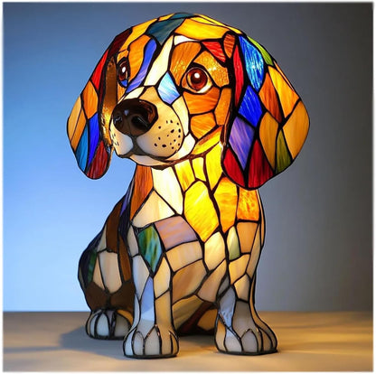 Animal Resin Night Light | Dog, Cat & Owl Designs