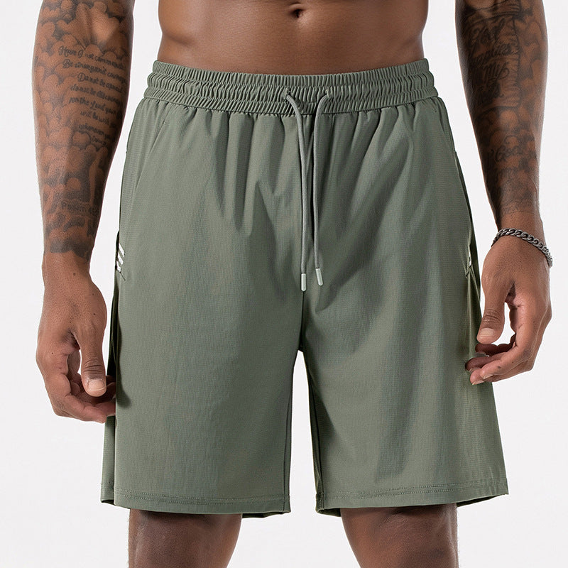 Men's Ice Silk Quick-Dry Sports Shorts