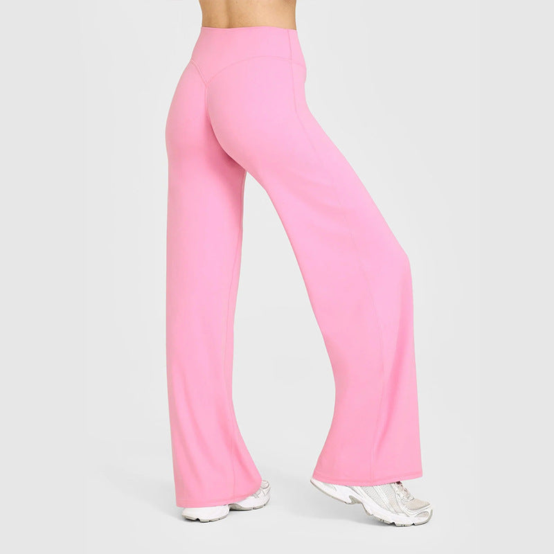 Women's High-Waist Straight-Leg Yoga Pants | Lengthened | 12 Colours