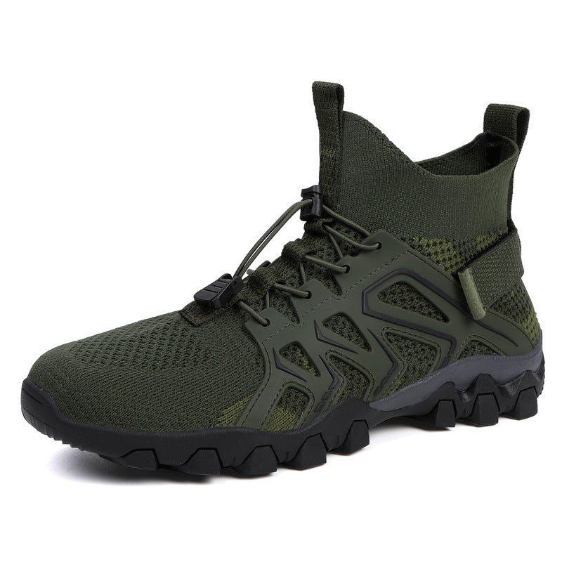 Unisex Outdoor Hiking Shoes - Breathable Rubber Sole Trail Trainers
