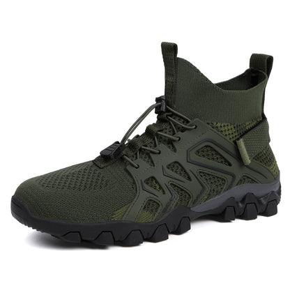 Unisex Outdoor Hiking Shoes - Breathable Rubber Sole Trail Trainers