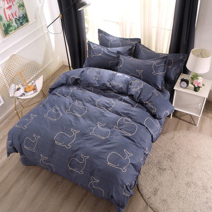 Cotton Four-Piece Bedding Set | Single to Super King & Beyond