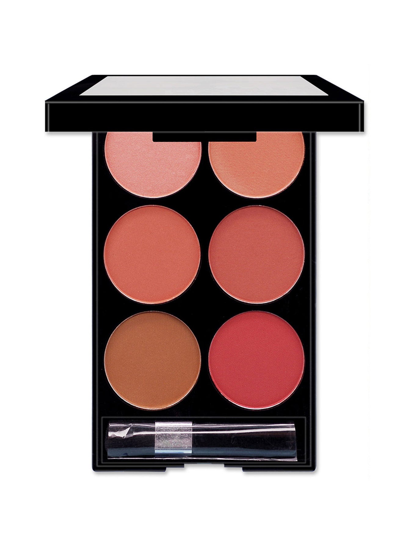 6-Colour Blush & Contour Palette – Buildable Multicolour Makeup Tray 15g