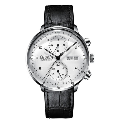 Men’s Fully Automatic Mechanical Watch – 42mm, 3ATM, Luminous