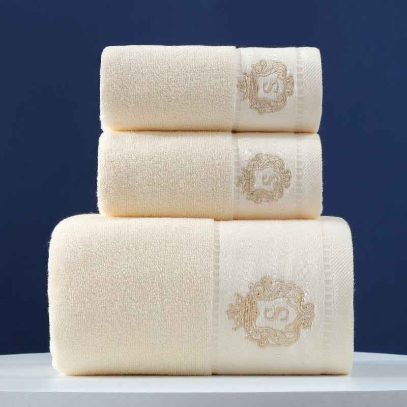 Pure Cotton Towel Set – 3-Piece Bath & Hand Towel Bundle in 22 Designs